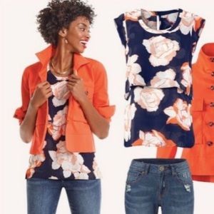 CAbi blossom blouse #5030. Size medium.